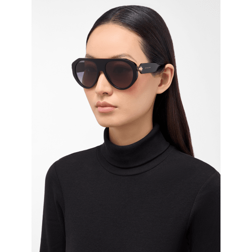 Serpenti Forever 飛行醋酸纖維太陽眼鏡，蛇頭元素飾以琺瑯。 904377 image 1