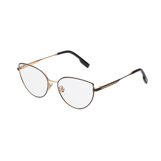 B.zero1 "rock" cat-eye metal glasses with blue light filter lenses 904151 image 1