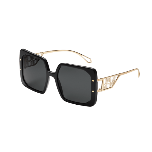 Serpenti "Vipermesh" squared acetate sunglasses  904203 image 1