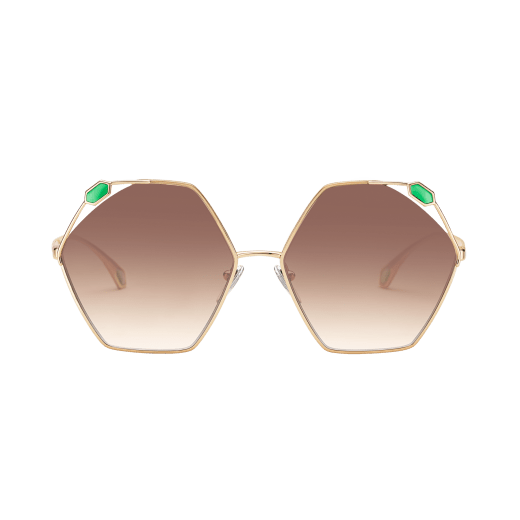 نظارات شمسية سيربنتي «ترو كولورز» معدنية سداسية الشكل 904088 image 2