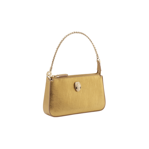 Gold top chain clutch