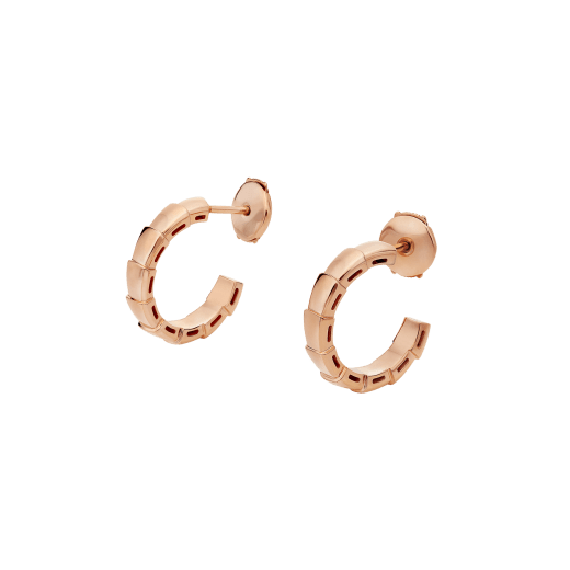 Serpenti Viper 18 kt rose gold earrings 356174 image 2