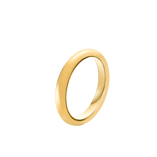 خاتم زواج فيدي من الذهب الأصفر عيار 18 قيراطاً Fedi-3 image 1