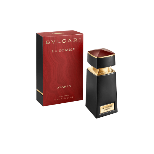 Discover Bvlgari Le Gemme Azaran, an exceptional and charismatic leathery and woody fragrance with an infusion of precious, red-gold saffron, and enriched by alluring Virginia cedarwood essence. 42182 image 2