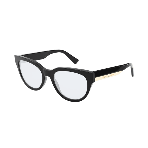 Bvlgari Roma butterfly acetate glasses with metal logo on the temples and blue light filter lenses 904334 image 1