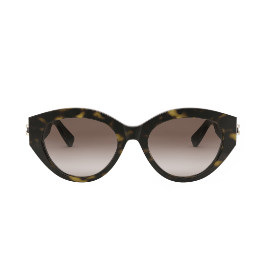 B.zero1 oval acetate sunglasses with iconic embellishment on the temples 904348 image 2