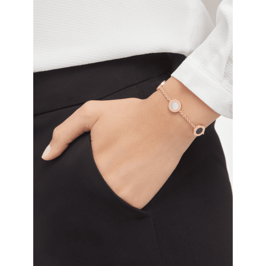 Damen Schmuck Armbänder Balmain Armband Aus 18 Karat Gold Mit Onyx Und Diamant in Weiß 