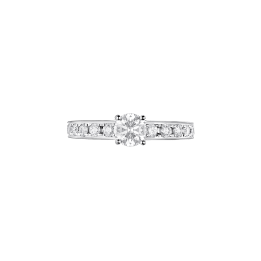 デディカータ・ア・ヴェネチア：ラウンドブリリアントカット・ダイヤモンドとパヴェダイヤモンドを配したプラチナ製「1503」リング。 343211 image 3