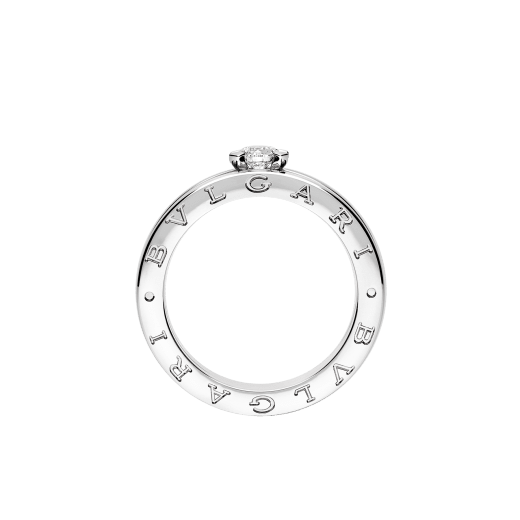 B.zero1 one-band ring in 18 kt white gold with one brilliant cut diamond. Available in 0.30 ct. 358380 image 2
