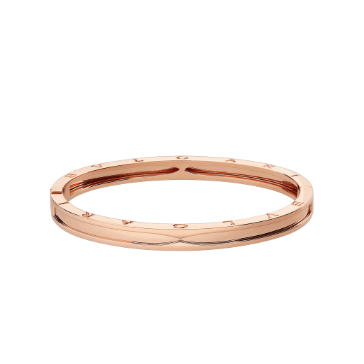 B.zero1 bangle bracelet in 18 kt rose gold. BR857371 image 2