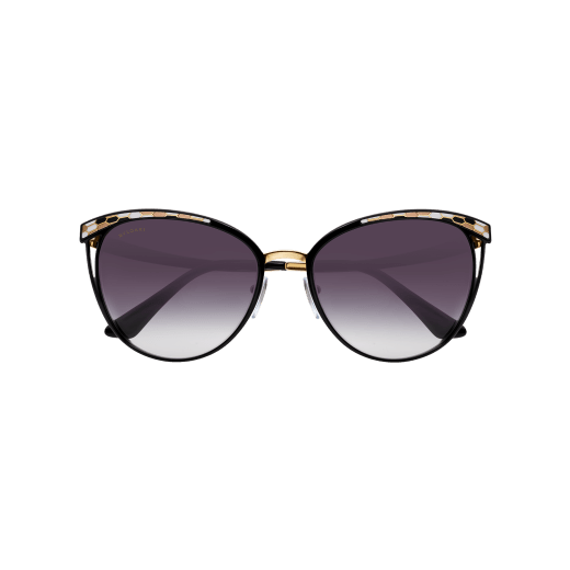 Bulgari Serpenti Serpentine cat-eye metal sunglasses. BV6083 image 3