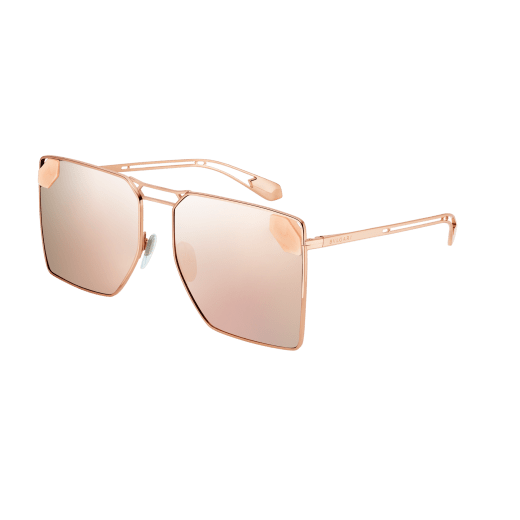 Serpenti “Sunnyscale” oversized square metal sunglasses. 904030 image 1
