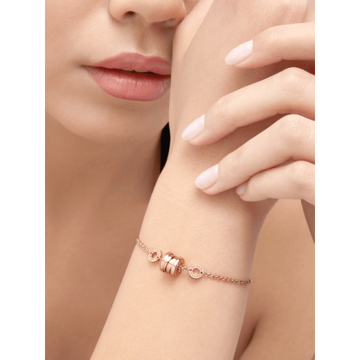 B.zero1 soft bracelet in 18 kt rose gold. BR857254 image 2
