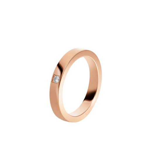 Marryme Bague en Or rose avec  ct Diamants | Bulgari Site Officiel