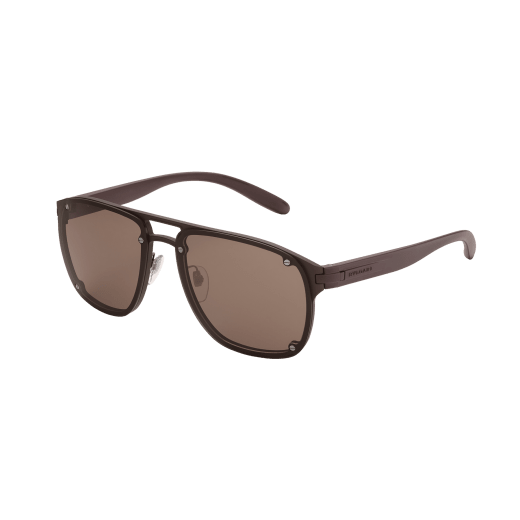 "Bvlgari Bvlgari Aluminium" rectangular sunglasses 904137 image 1