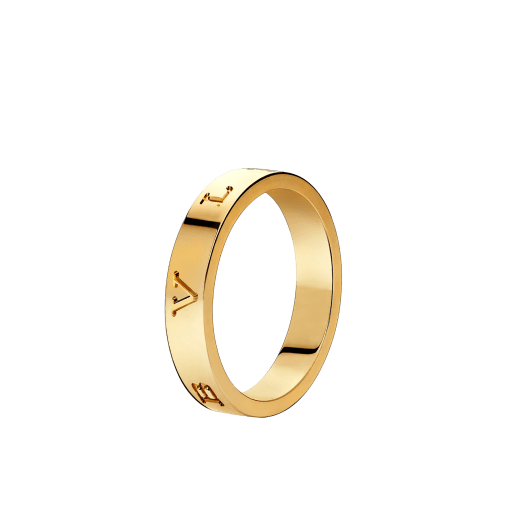خاتم «بولغري بولغري» من الذهب الأصفر عيار 18 قيراطاً AN859975 image 1