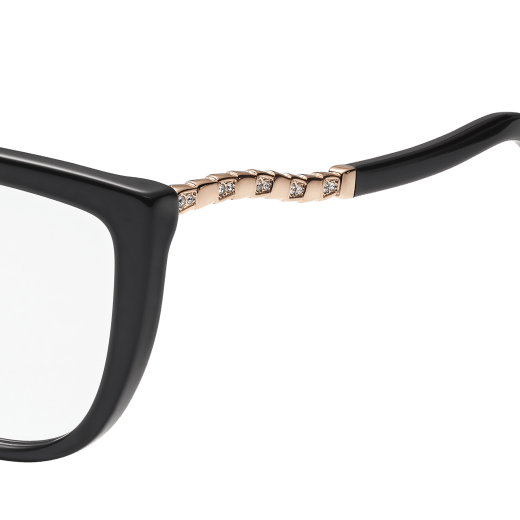 Serpenti "Viper" cat-eye acetate glasses with blue light filter lenses 904225 image 3