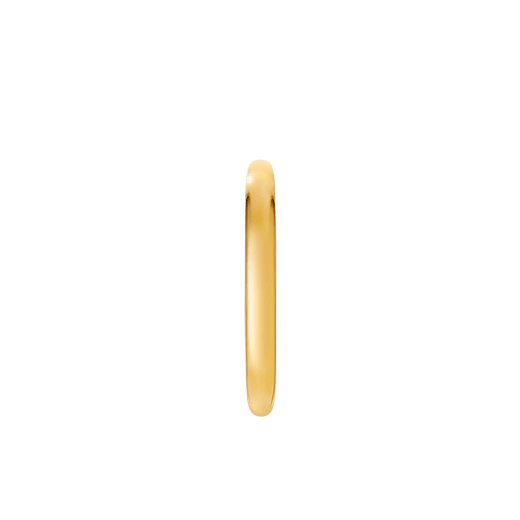 خاتم زواج فيدي من الذهب الأصفر عيار 18 قيراطاً AN214701 image 2