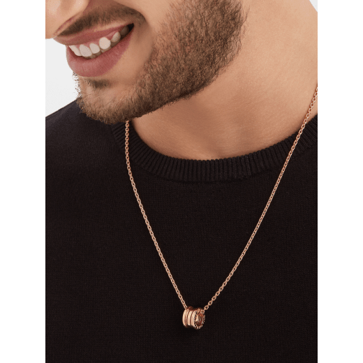 B.zero1 pendant necklace in 18 kt rose gold 358348 image 2