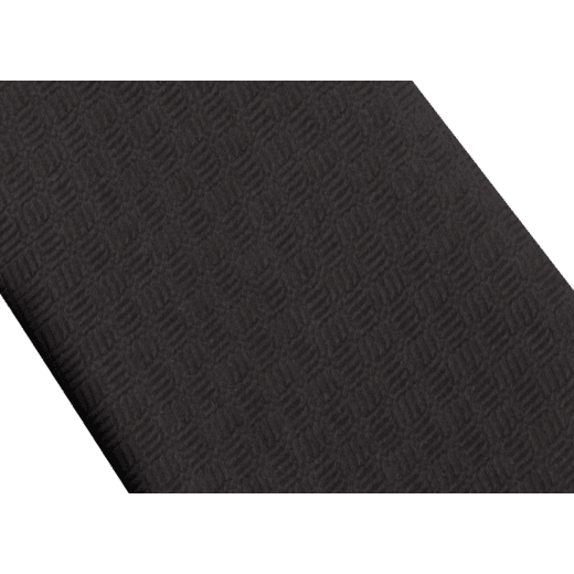 Navy "B3D" pattern tie in fine jacquard silk. B3D image 2