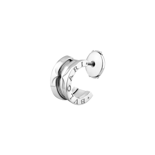 B.zero1 single hoop earring in 18 kt white gold 362397 image 2