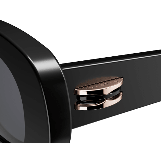 B.zero1 oval acetate sunglasses with iconic embellishment BV40039I image 3