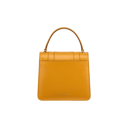 BVLGARI Serpenti Forever Calf-Leather Shoulder Bag in Yellow
