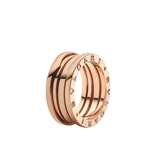 Кольцо B.zero1 с тремя ободками, розовое золото 18 карат. B-zero1-3-bands-AN852405 image 1