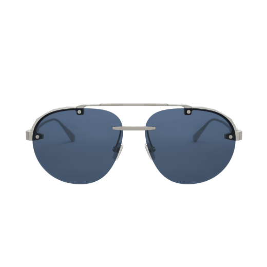 Lunettes de soleil Octo Finissimo à monture rectangulaire en titane 904354 image 2