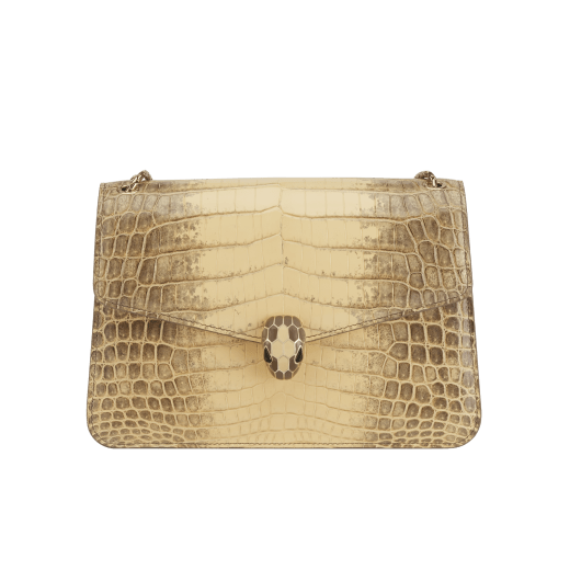 Exotic leathers clutch bag Bvlgari Brown in Exotic leathers - 25687405