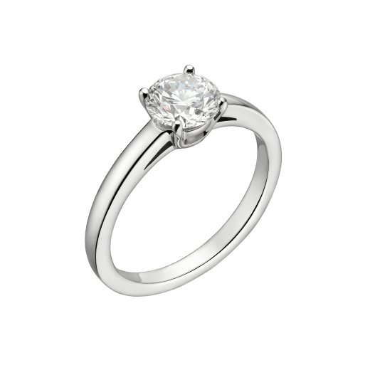 グリフ リング。ラウンド・ブリリアントカット・ダイヤモンドを使用したプラチナ製の指輪。0.3カラットからご用意しています。 327827 image 5