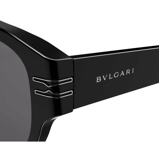 B.zero1 aviator acetate sunglasses with iconic embellishment BV40040I image 3
