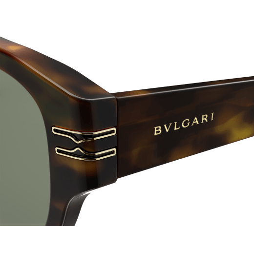 B.zero1 aviator acetate sunglasses with iconic embellishment BV40040I image 3