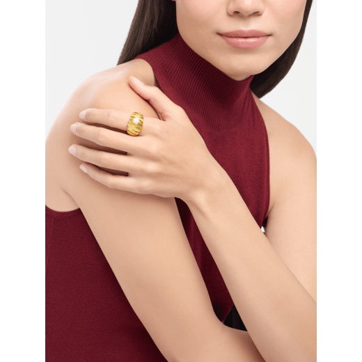 Bvlgari Tubogas 戒指，採用 18K 黃金材質。 AN860375 image 2