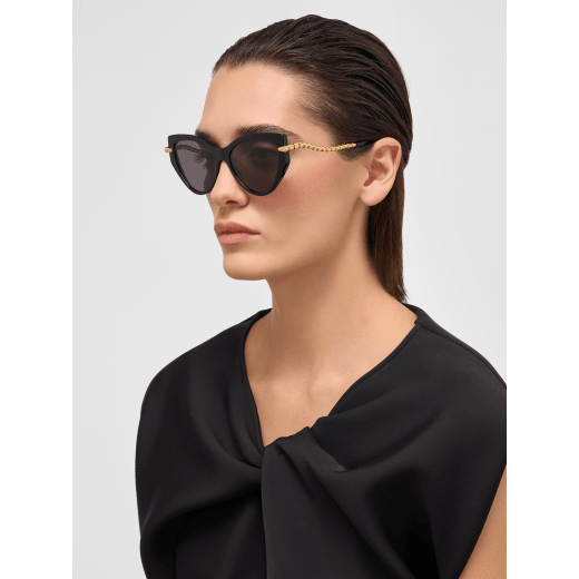 Occhiali da sole Serpenti Viper con montatura cat-eye in acetato. 904262 image 1