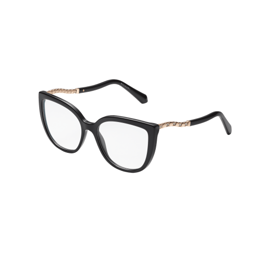 Serpenti "Viper" cat-eye acetate glasses with blue light filter lenses 904225 image 1