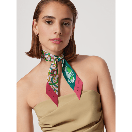 Bulgari Allegra Custom-designed Silk Shelley Scarves