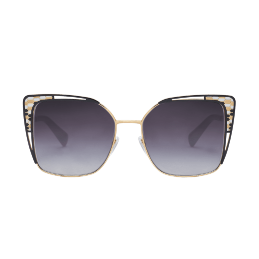 Солнцезащитные очки Serpenti «Colorhapsody» в квадратной металлической оправе 904164 image 2