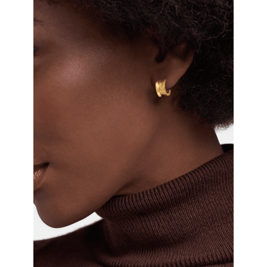 B.zero1 single hoop earring in 18 kt yellow gold 362343 image 1