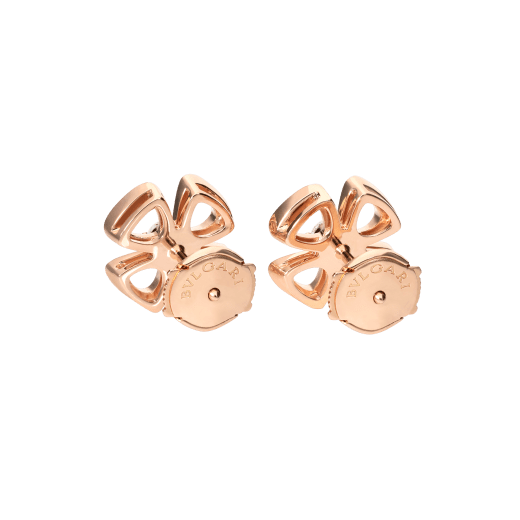 Fiorever 18 kt rose gold earrings, set with two central diamonds. 355327 image 3