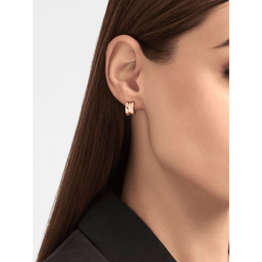 B.zero1 single hoop earring in 18 kt rose gold 362342 image 1