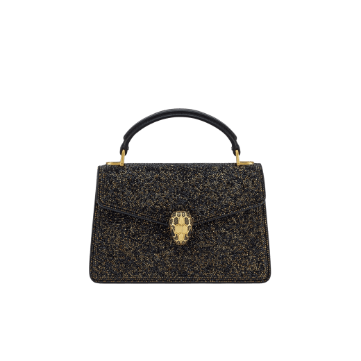 Serpenti leather handbag Bvlgari Black in Leather - 36529128