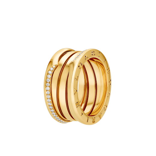 Bvlgari Bvlgari B.Zero1 One Band 18k White Gold Ring Size 7 