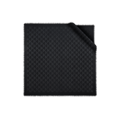 Foulard Maxi Calla en laine et soie fine couleur lin agate. Modèle confectionné à 60&nbsp;% de soie et 40&nbsp;% de laine. MAXICALLASQ image 1