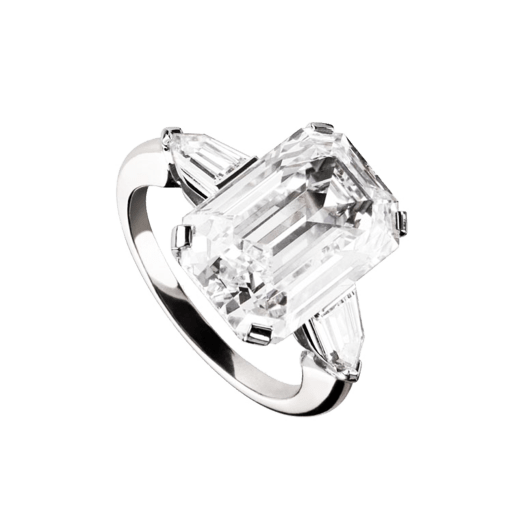 Authentic! Bulgari Bvlgari Platinum 4.04ct Vs1 F Diamond Engagement Ring Gia