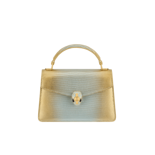 Bvlgari top crocodile bag