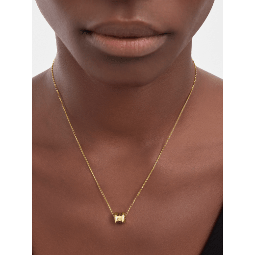 B.zero1 Halskette mit Mini-Anhänger aus 18 Karat Gelbgold 359730 image 1