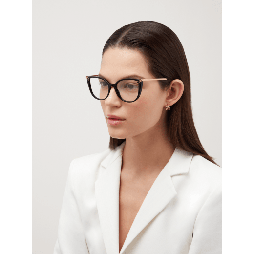 Serpenti squared acetate glasses with blue light filter lenses 904143 image 1