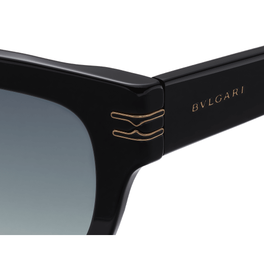 B.zero1 geometric acetate sunglasses with iconic decor BV40013I image 3