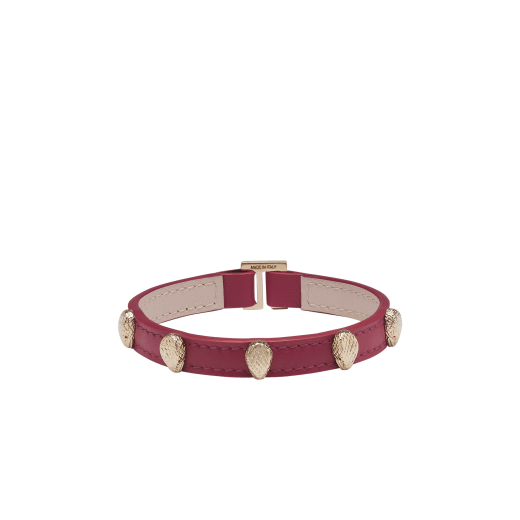 セルペンティ フォーエバー レザーブレスレット